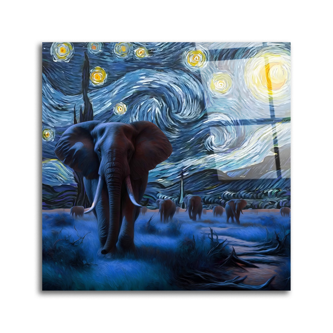 Les elephants x Van Gogh